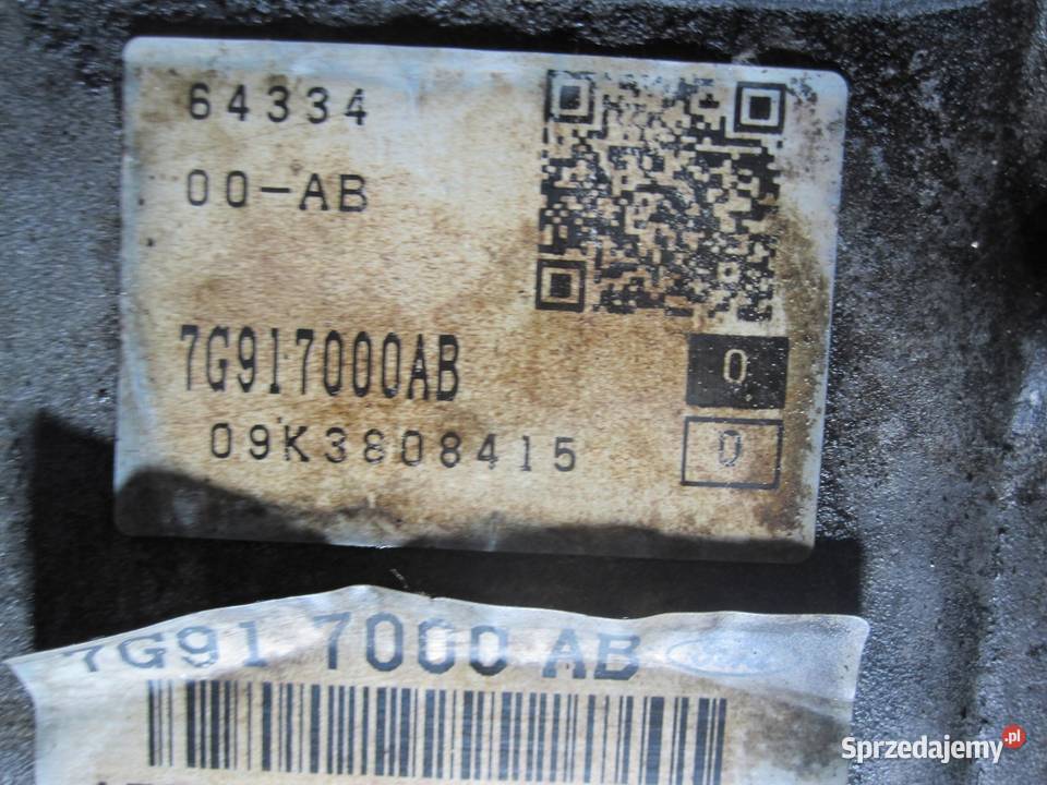 FORD GALAXY 20 TDCI 140 QXWA Skrzynia biegów ze osobowe
