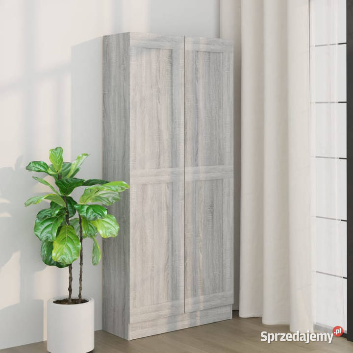 Szafka na książki szary dąb sonoma 825x305x1855 Warszawa