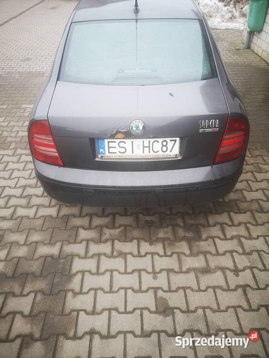 Skoda superb I 19 130 awx 330 manualna Superb łódzkie Sieradz