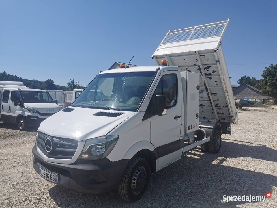 Mercedes Sprinter 514 kiper Wywrotka blizniak nieuszkodzony małopolskie Miechów