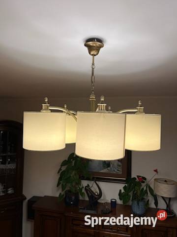 Żyrandol Lampa sufitowa 5 ramienna śląskie Katowice sprzedam