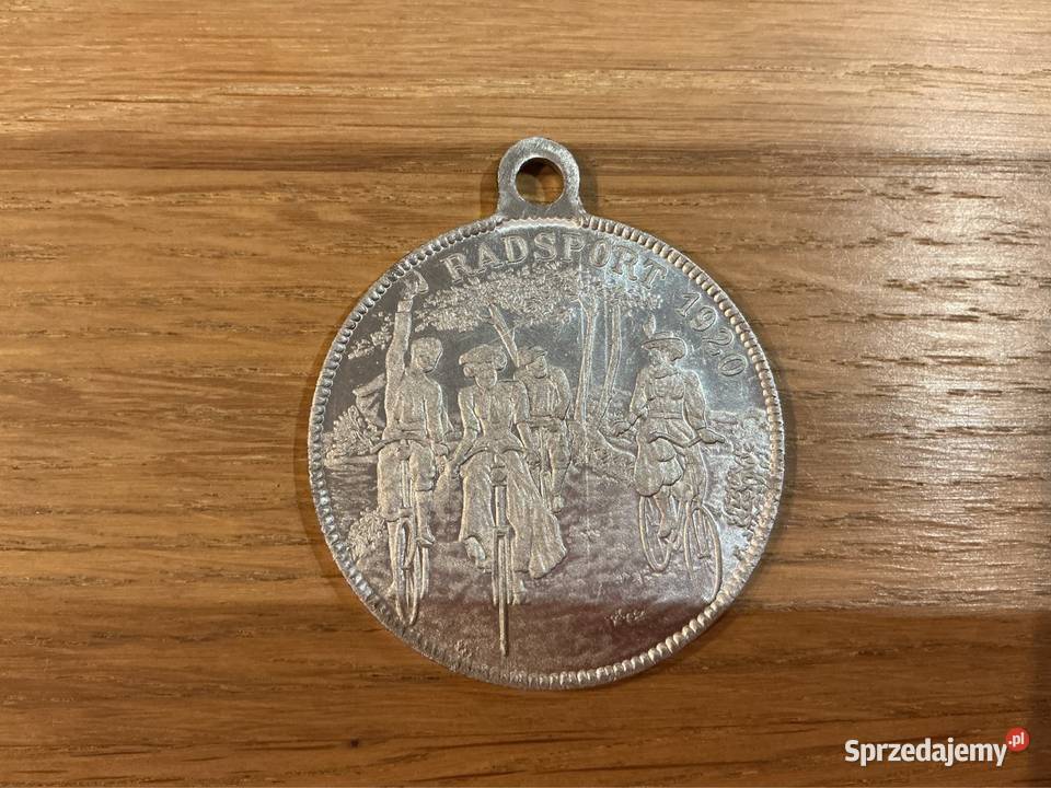 Srebrny Medal Kolarstwo 1920 Niemcy Kolekcje
