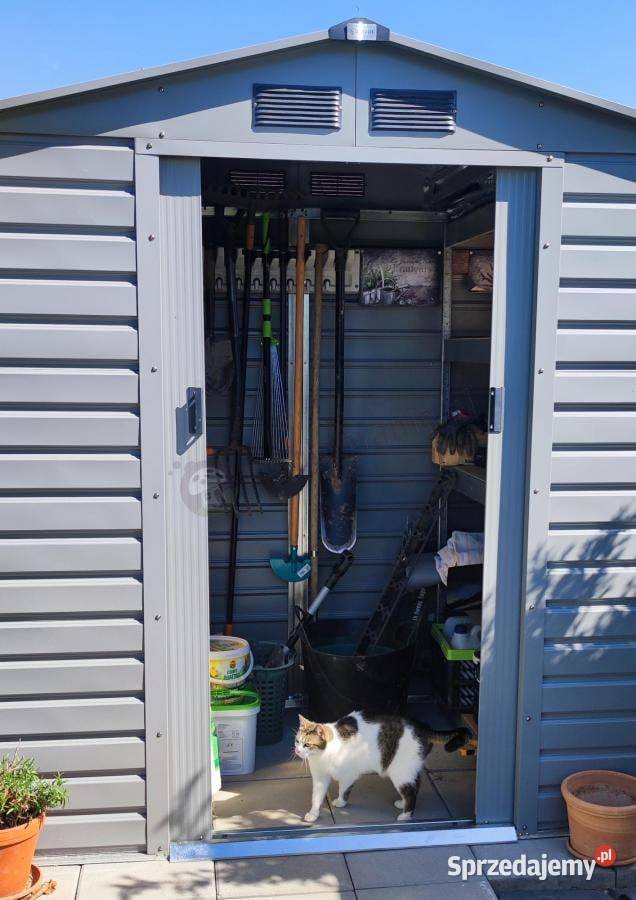 Domek narzędziowy ogrodowy blaszak blaszany na Kraków