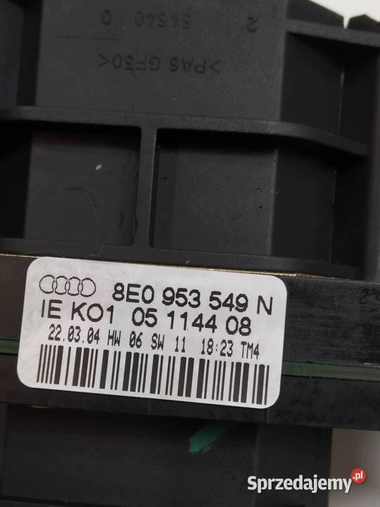 PRZEŁĄCZNIK ZESPOLONY 8E0953549N Audi A4 II