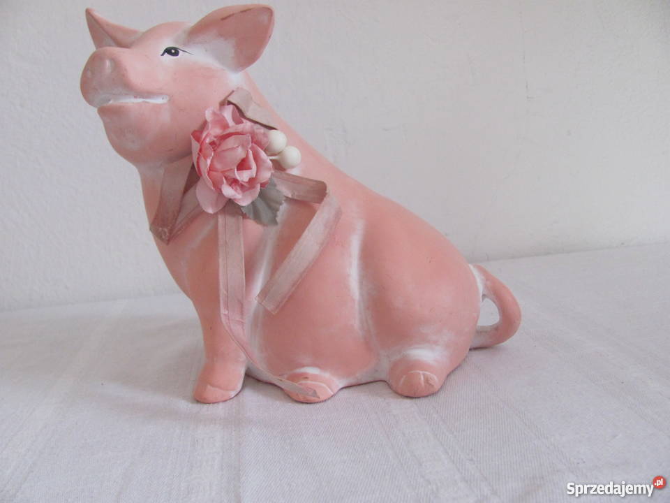 duża figurka świni wystawowa 17 lubelskie Zamość