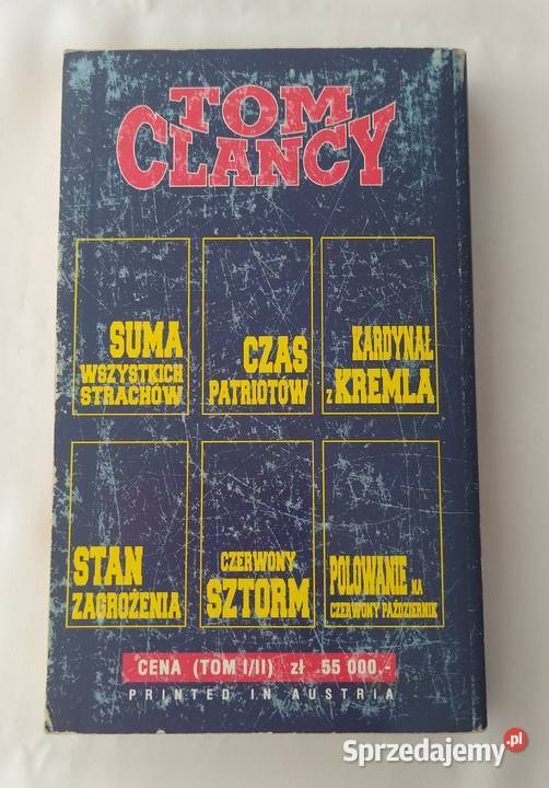 SUMA WSZYSTKICH STRACHÓW Tom Clancy tom 2