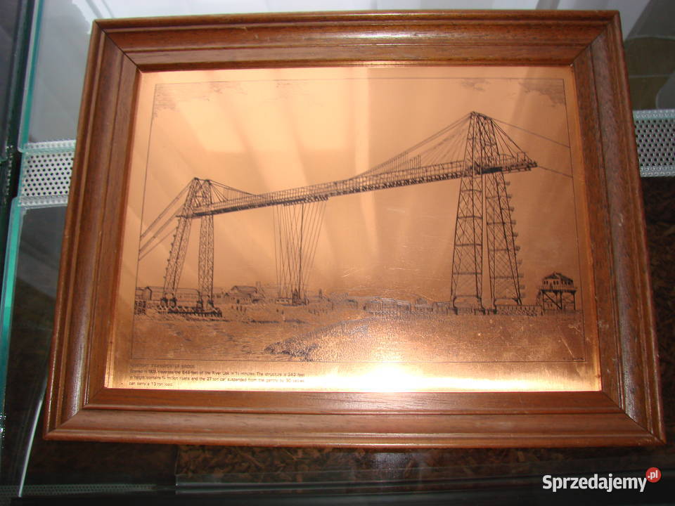 Newport Transporter Bridge obrazek grafika na Pruszcz Gdański