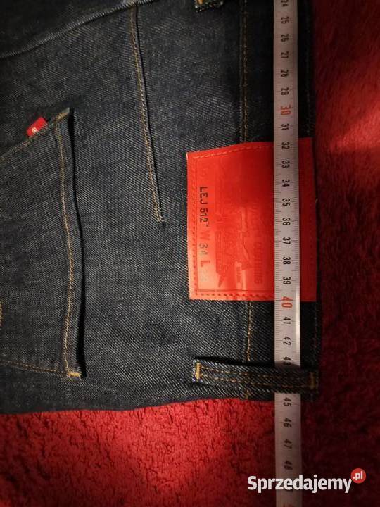 Levis 512 Slim Fit Taper W34 L34 Jeansy Super Rozmiar XL Łask