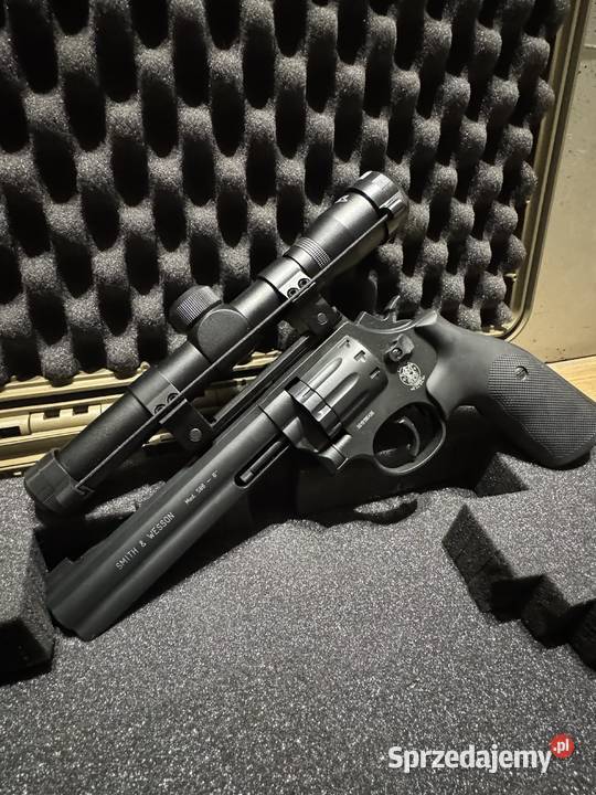 Rewolwer wiatrowka SmithWesson 6luneta Okazja Częstochowa