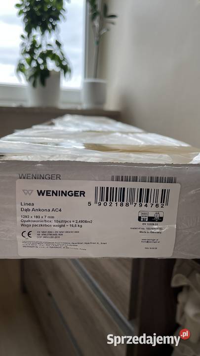 7 panele Weninger Dąb Ankona AC4 7 mm CAŁOŚĆ Warszawa