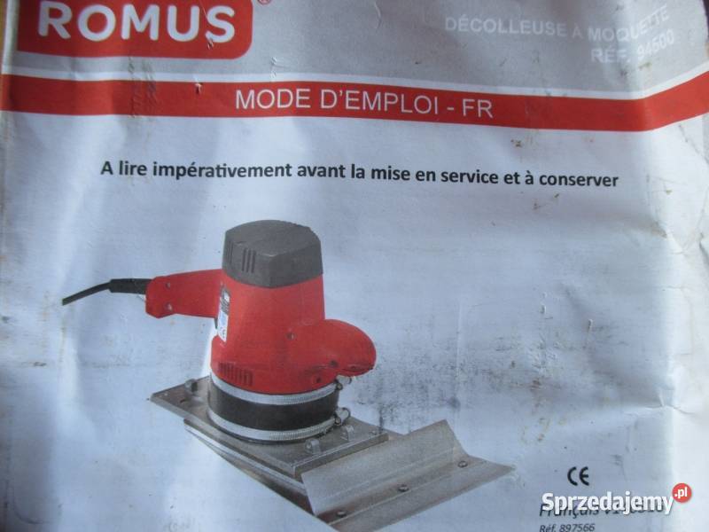 Elektryczna zdzierarka wykładzin Romus 94500 Pleszew sprzedam