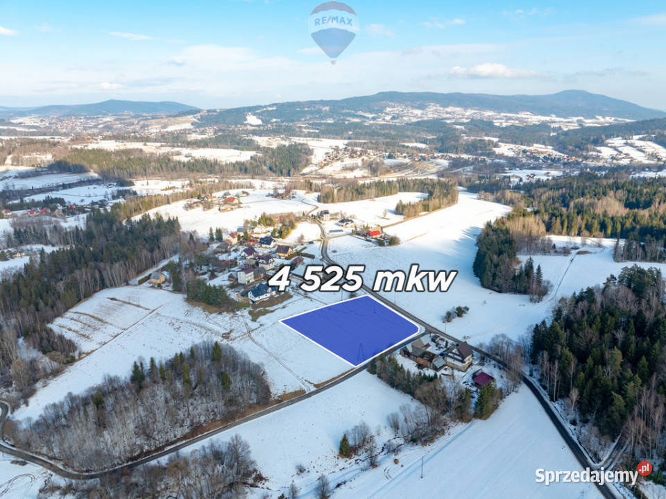 Działka budowlana Wysoka gmina Jordanów