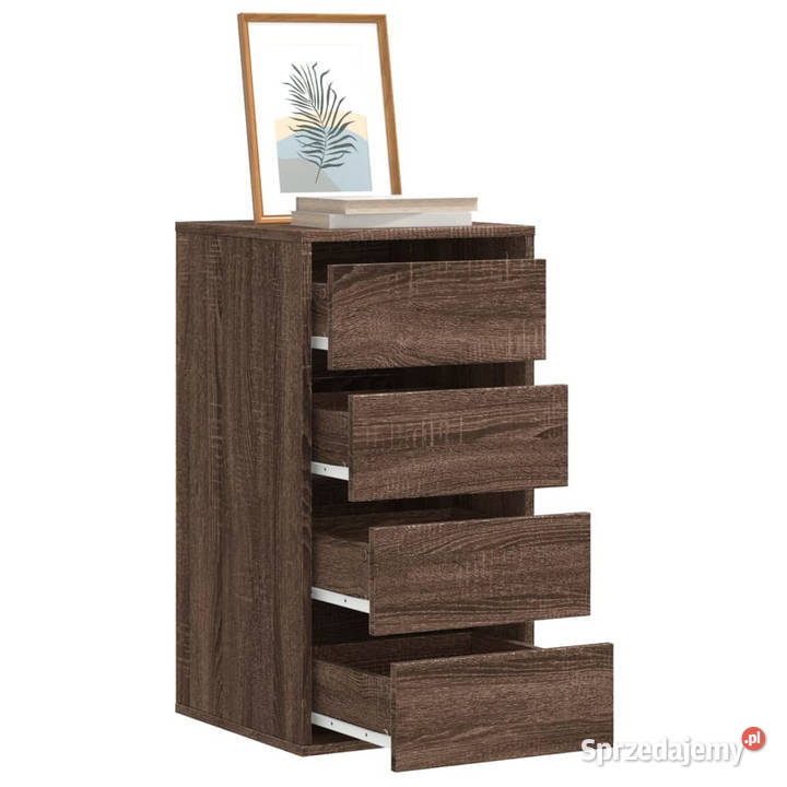 Komoda brązowy dąb 40x41x76 materiał Warszawa sprzedam