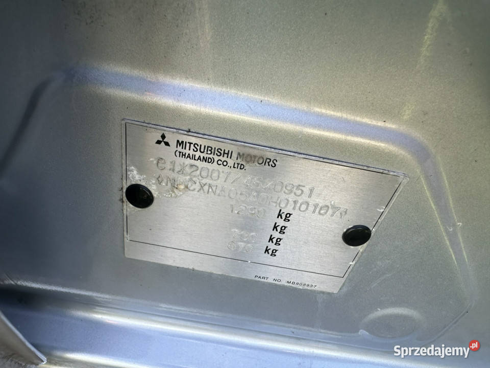 Mitsubishi Space Star Benzyna klimatyzacja 71KM