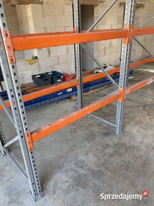 Regaly magazynowe przemyslowe do hali warsztatu