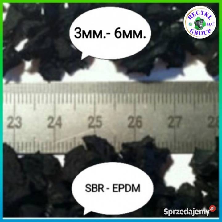 Granulat gumowy SBR EPDM RUBBER GRANULES sprzedam