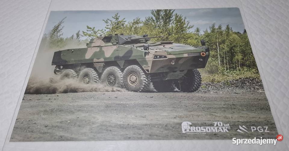 Plakat Rosomak 70 lat PGZ Siemianowice Śląskie śląskie Czeladź