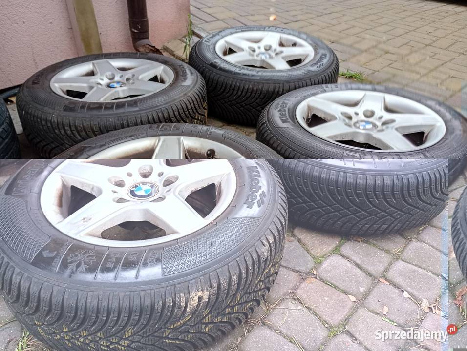 Alufelgi z oponami Zimowymi BMW 5X120 Samochodowe mazowieckie Piaseczno