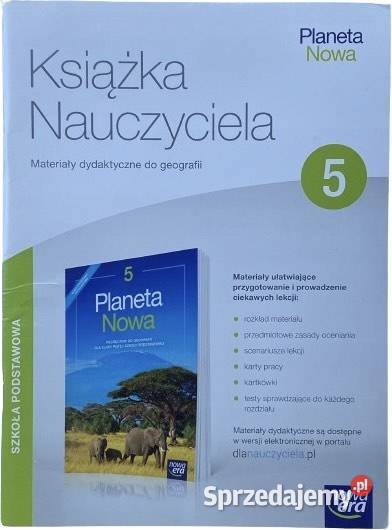 Planeta nowa 5 książka nauczyciela sprawdziany śląskie Warszowice