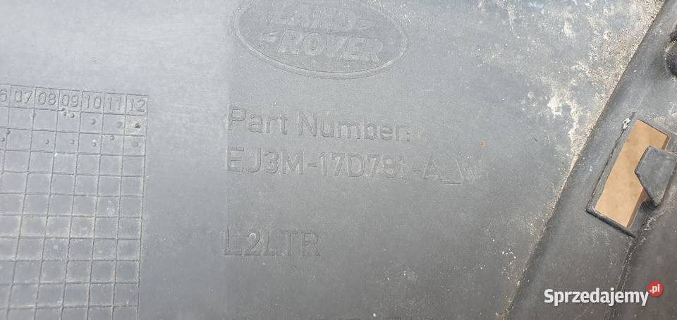 LAND ROVER EVOQUE ZDERZAK TYŁ EJ3M17D781 Trzciel