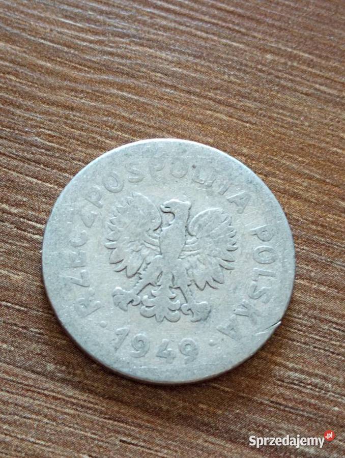 Sprzedam czwarte 1 zl 1949 r bzm Chełm