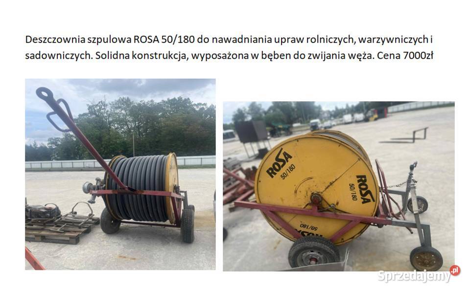 Deszczownia szpulowa ROSA Dębe Wielkie