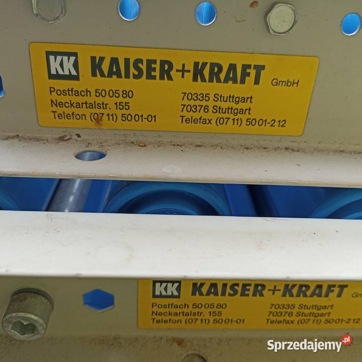 Podajniki rolkowestół rolkowyrolotok magazynowy Szczecin