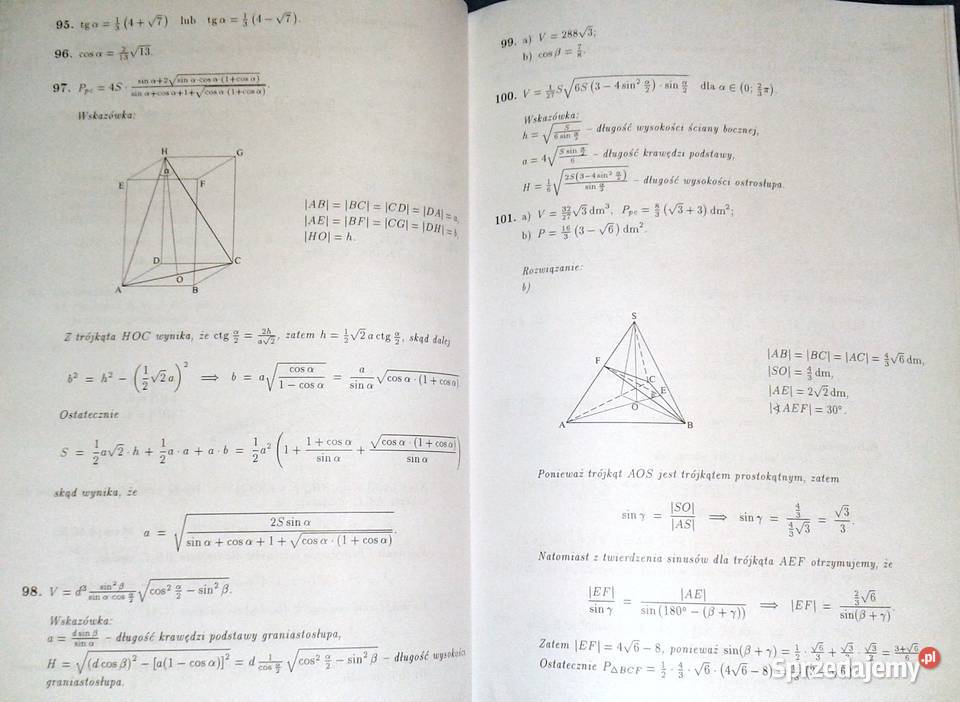 Matematyka Zbiór zadań i zagad maturalnych W