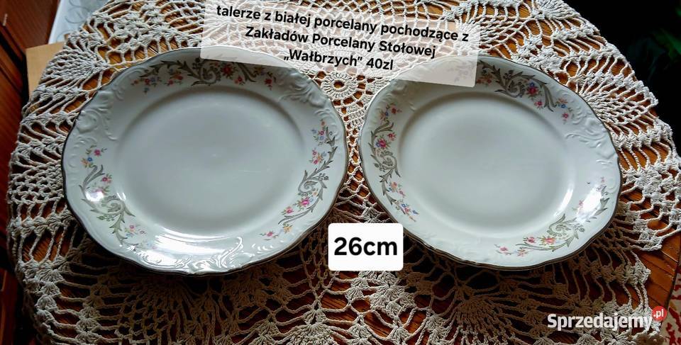 2x talerz Wałbrzych Hrubieszów