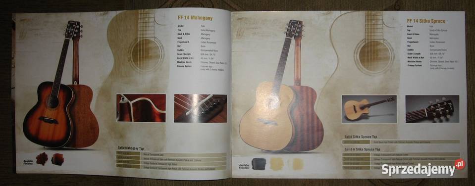 Framus Legacy Series Acoustic Guitars Catalog Kępice