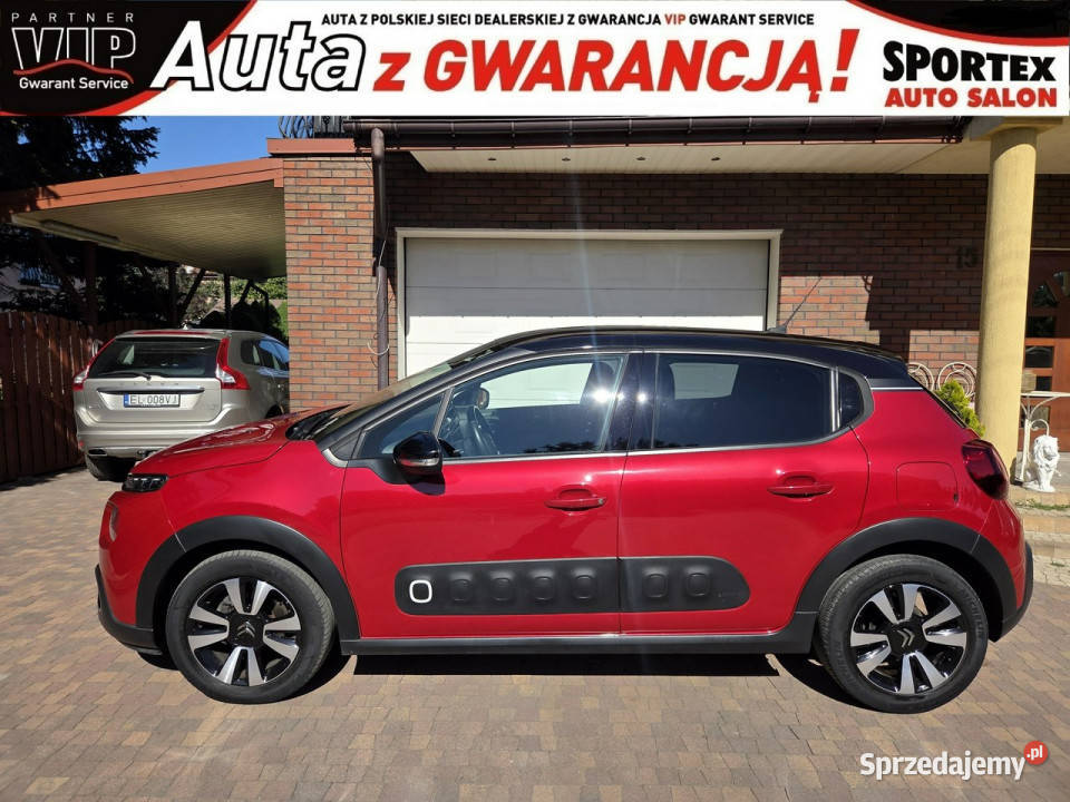 Citroen C3 SHINE Salon I włTempomatAndroidAuto łódzkie Aleksandrów Łódzki sprzedam