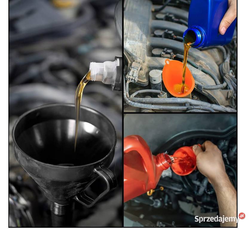 Lejek do paliwa oleju płynów długi wąski kolor Sosnowiec