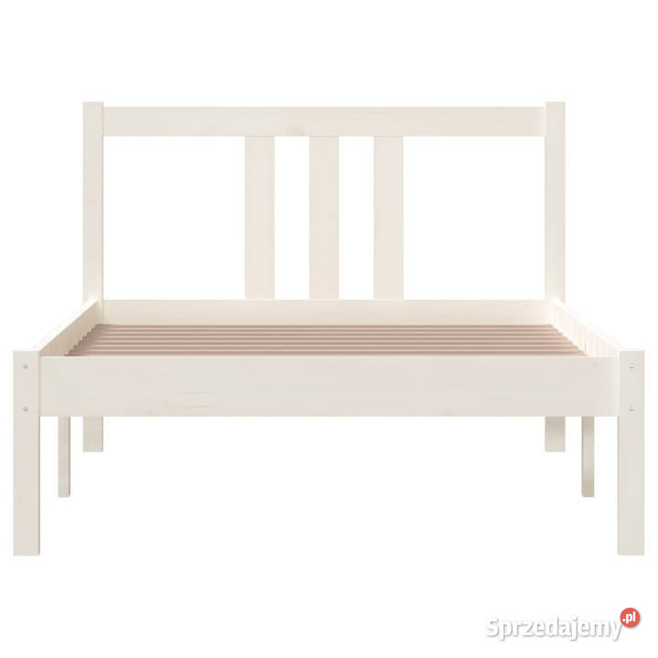 Rama łóżka biała lite drewno 90 x 200 WM814870 Warszawa