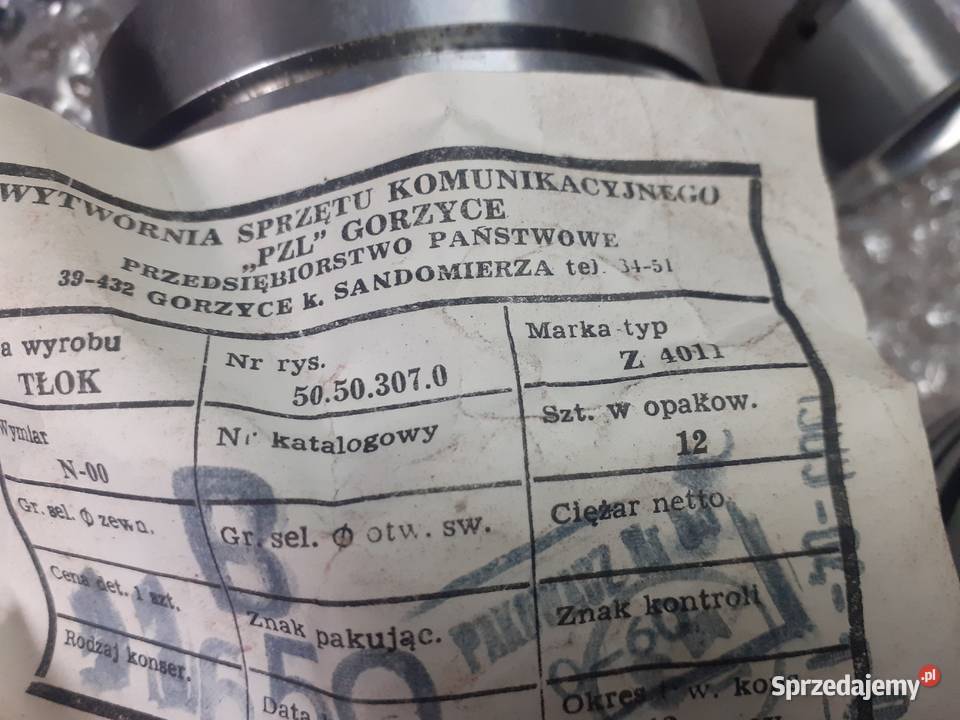 Sprzedam tłoki ursusc 360 mazowieckie Sierzchów