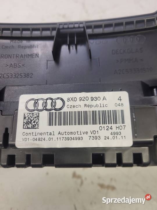 LICZNIK ZEGARY AUDI A1 8X 16 TDI 8X0920930A EU sprzedam