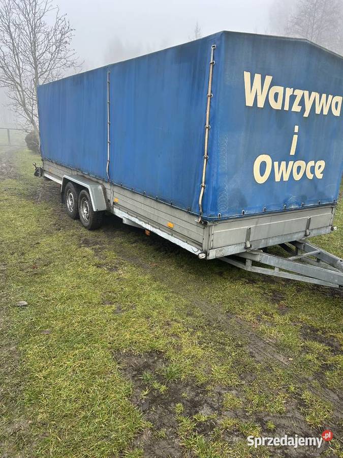 Przyczepa 6m plandeka 2000 dmc Zator