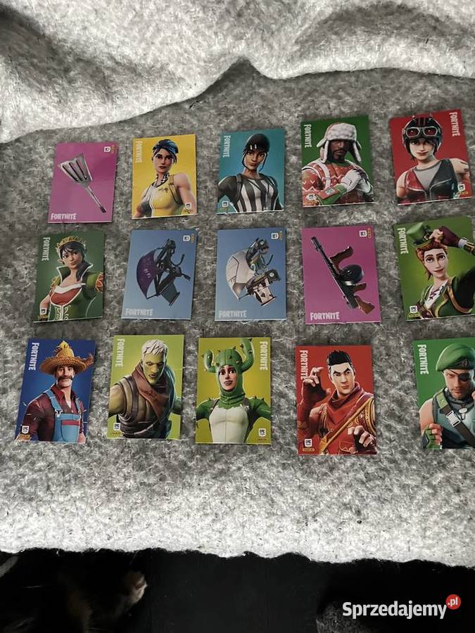 Karty Fortnite Panini 80 różnych Chełmża