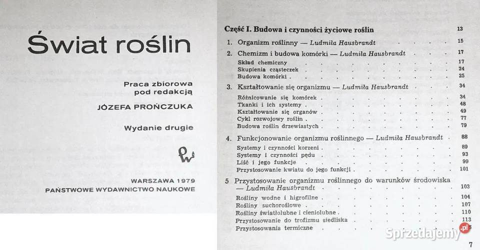 Świat roślin Red Józef Prończuk Chełm sprzedam