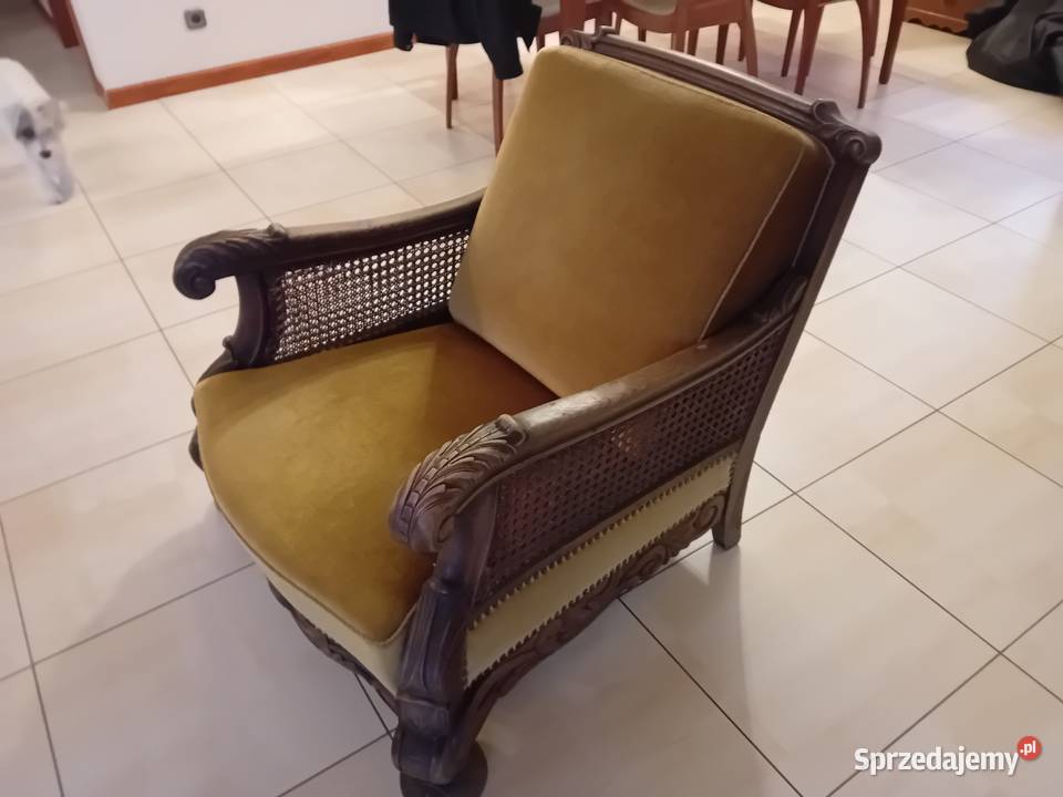 Antyczny fotel w stylu Cheppendele Szczecin