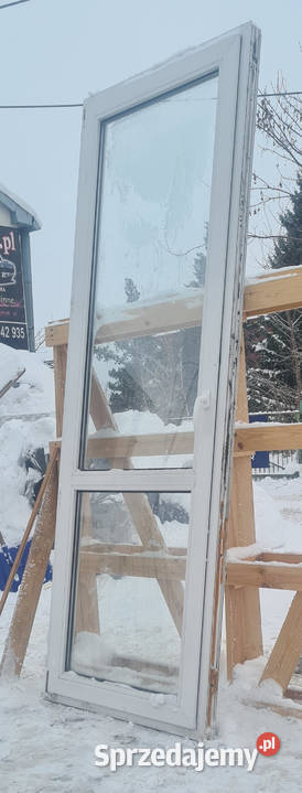 OKNA KacprzaK Okno Balkonowe 88X246 Używane PCV Siedlce
