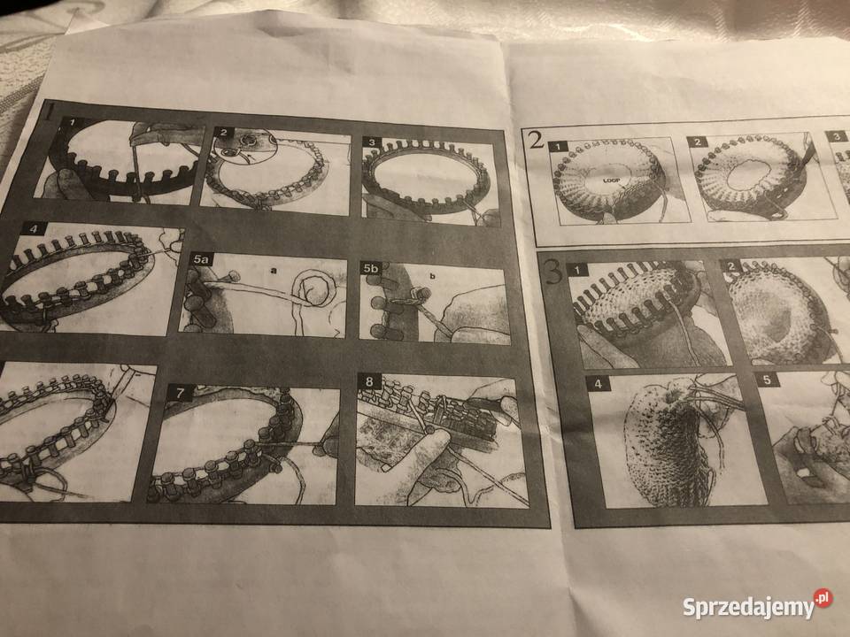 obręcz dziewiarska na golf komin czapkę 23 mazowieckie