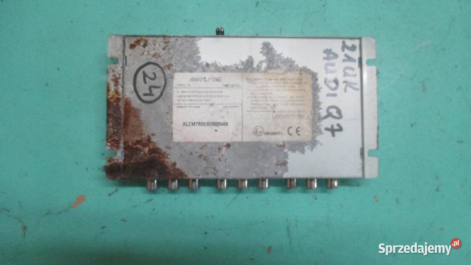 AUDI Q7 4L I 07r moduł sterownik ALPINE TMEM780