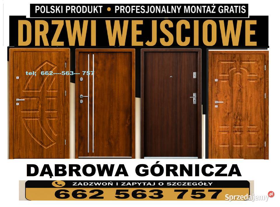 Drzwi zewnętrzne akustyczne do mieszkania w Dąbrowa Górnicza