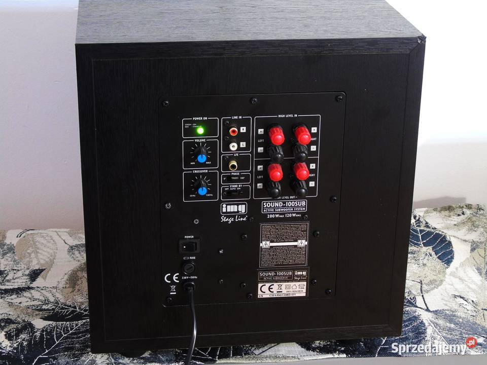 Sub aktywny IMG Stage Line SOUND100SUB 200 wat