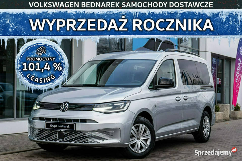 Volkswagen Caddy Maxi 20 TDI 102 2970 mm 102KM Łódź sprzedam
