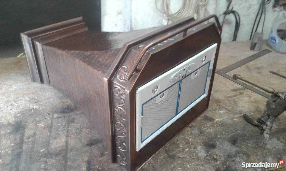 Okap kuchenny miedziany okap miedziany copper Dzierżoniów