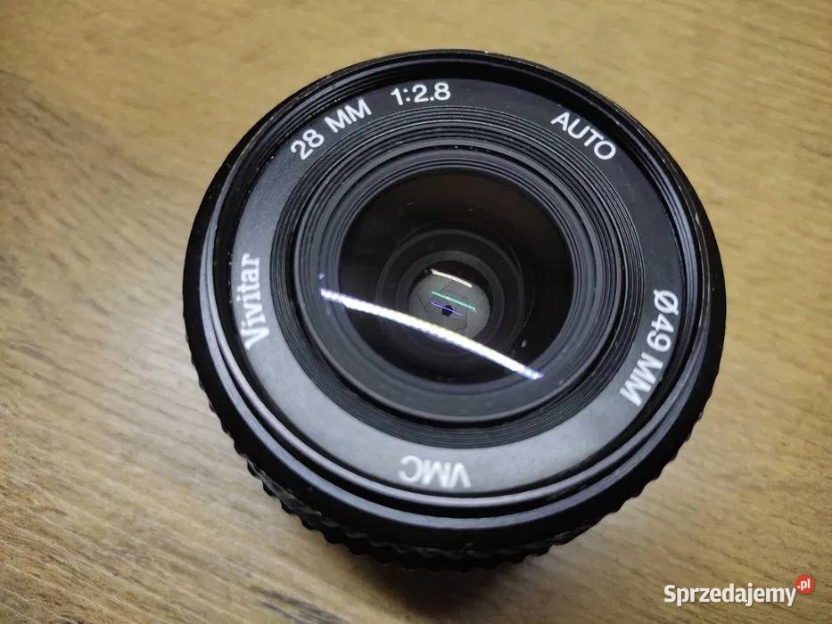 Obiektyw Vivitar UMC 28mm 128 Auto do Pentax K Obiektywy Białystok sprzedam