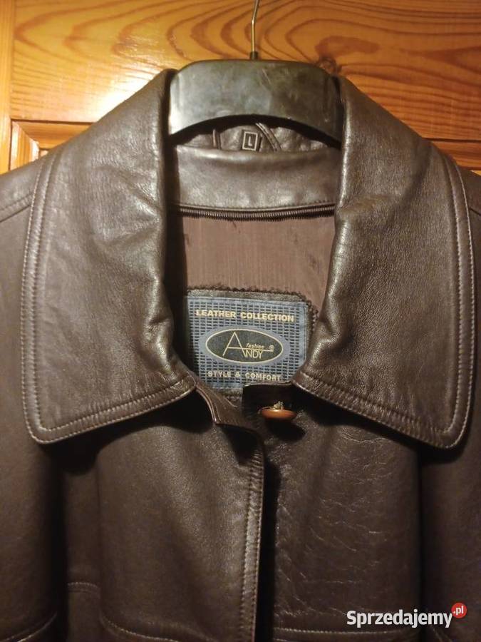 Luksusowy płaszcz skóra cielęca lekki komfortowy Wiosenna/Jesienna  łódzkie Łódź sprzedam