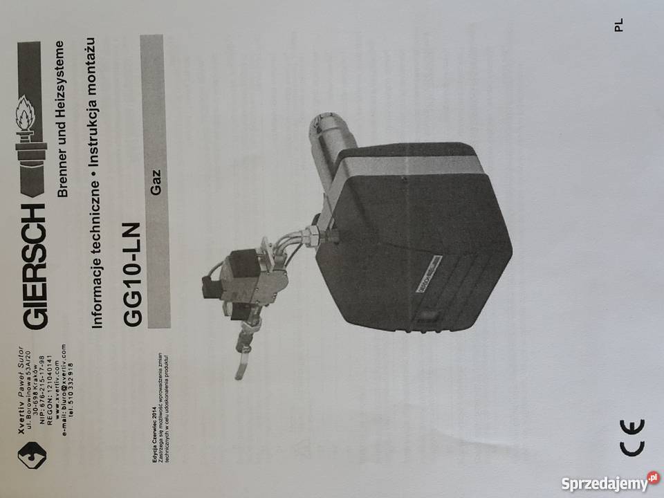 GIERSCH GG101NLN Palniki Gazowe Dystrybutor Produkcja Kraków