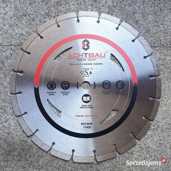 Tarcza diamentowa do cięcia betonu Koyot 35020 śląskie Zabrze